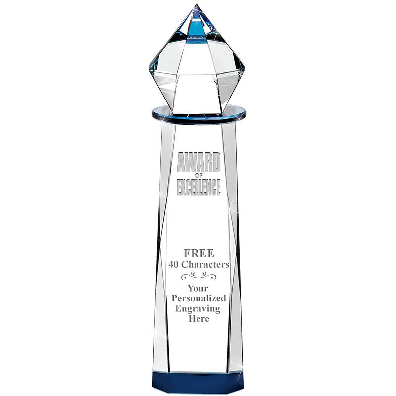 10.25"SAPPHIRE DIAMOND CRYSTAL