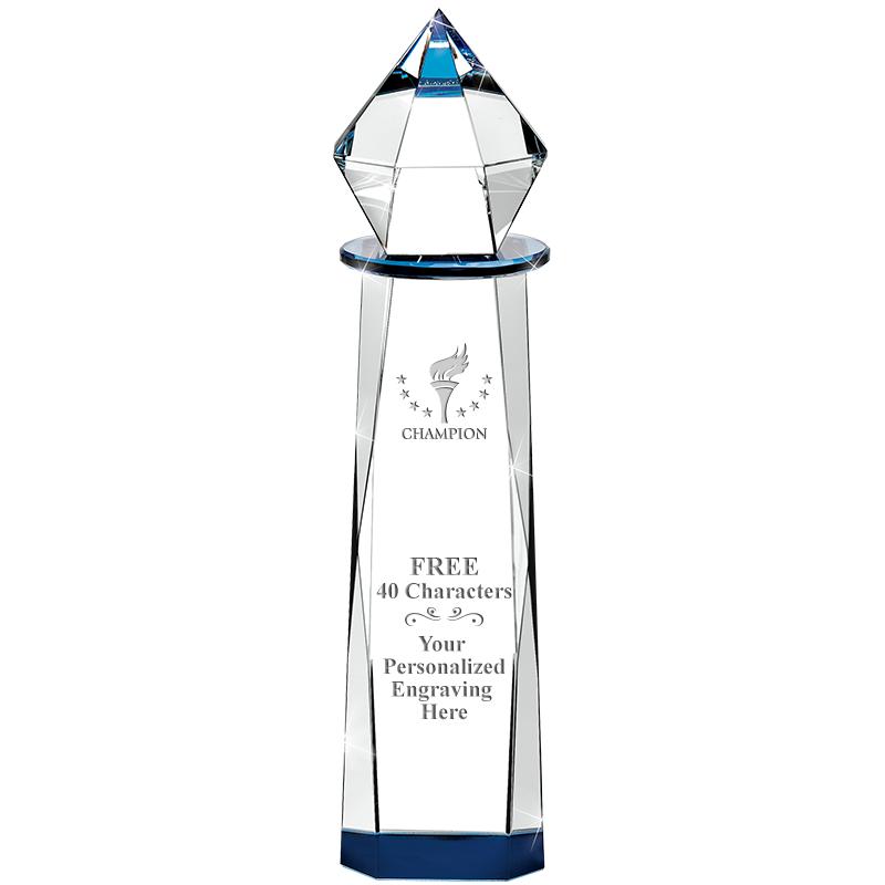 10.25"SAPPHIRE DIAMOND CRYSTAL