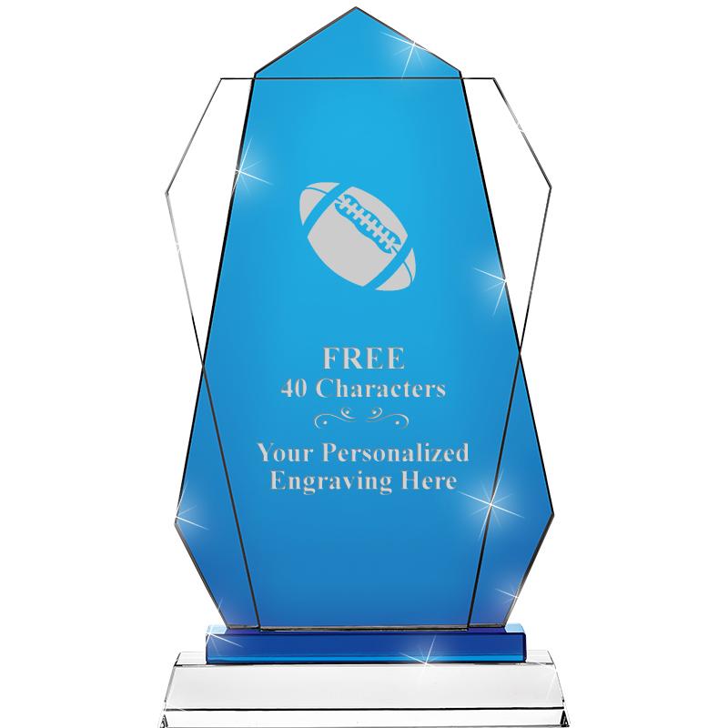 11" SAPPHIRE FLARE CRYSTAL