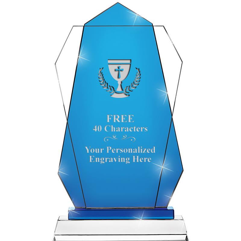 11" SAPPHIRE FLARE CRYSTAL