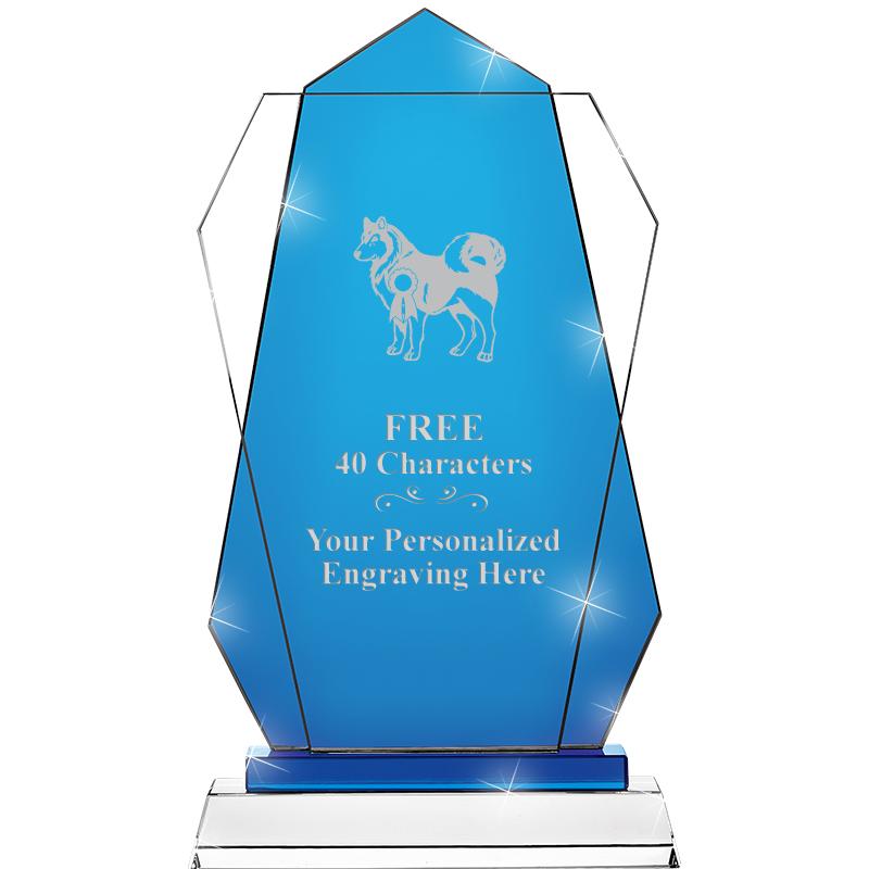 11" SAPPHIRE FLARE CRYSTAL