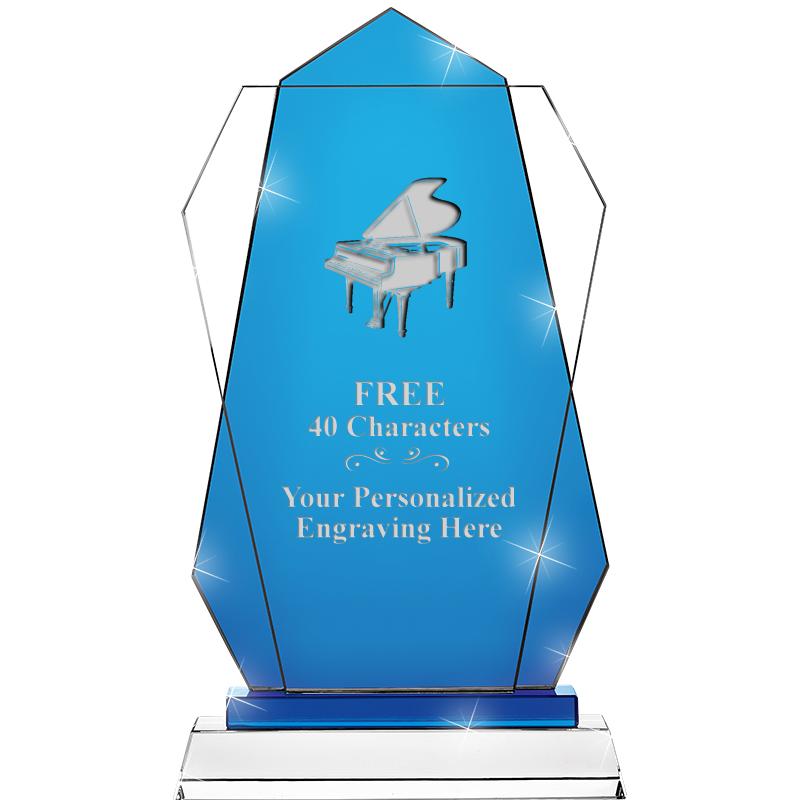 11" SAPPHIRE FLARE CRYSTAL