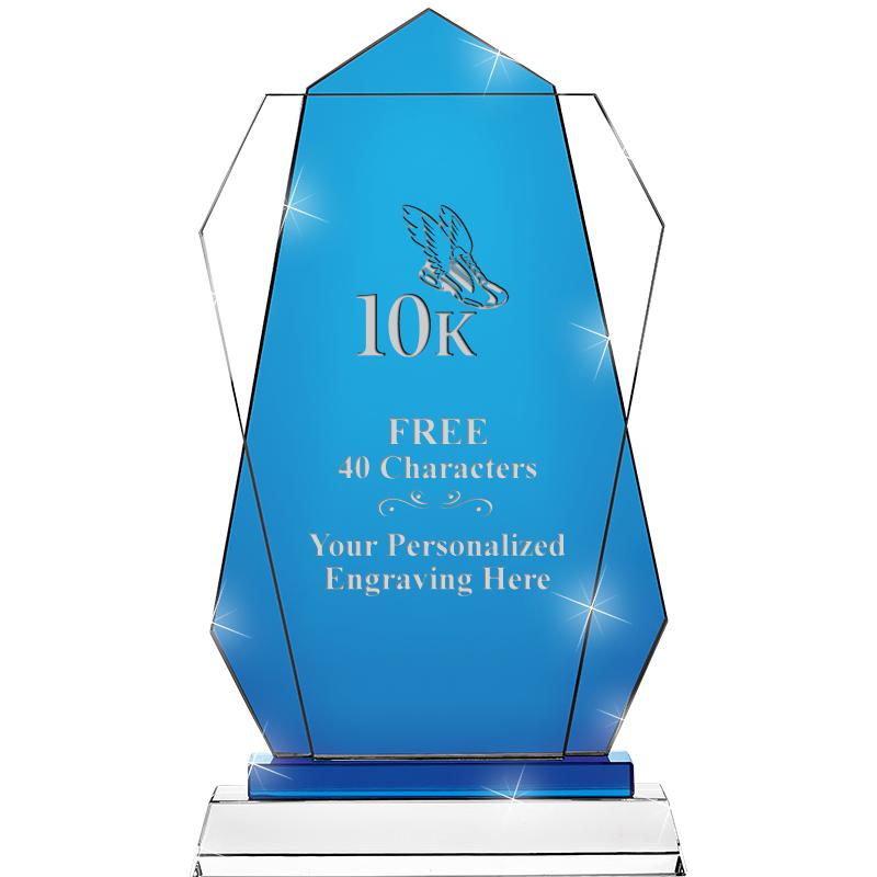 11" SAPPHIRE FLARE CRYSTAL