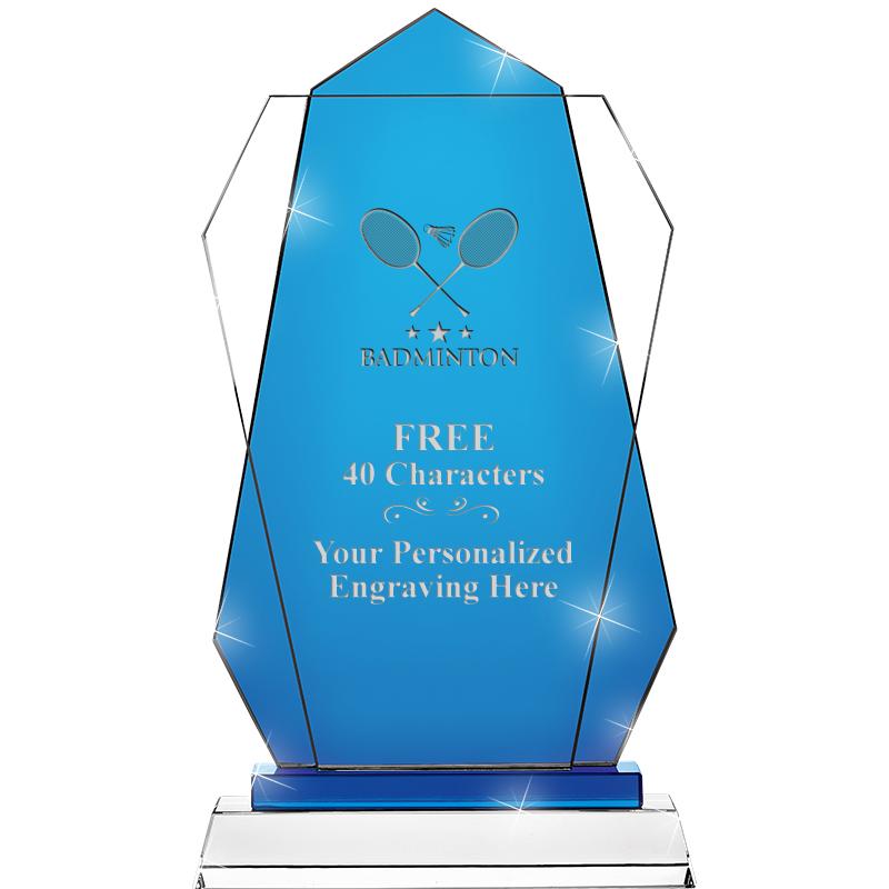 11" SAPPHIRE FLARE CRYSTAL