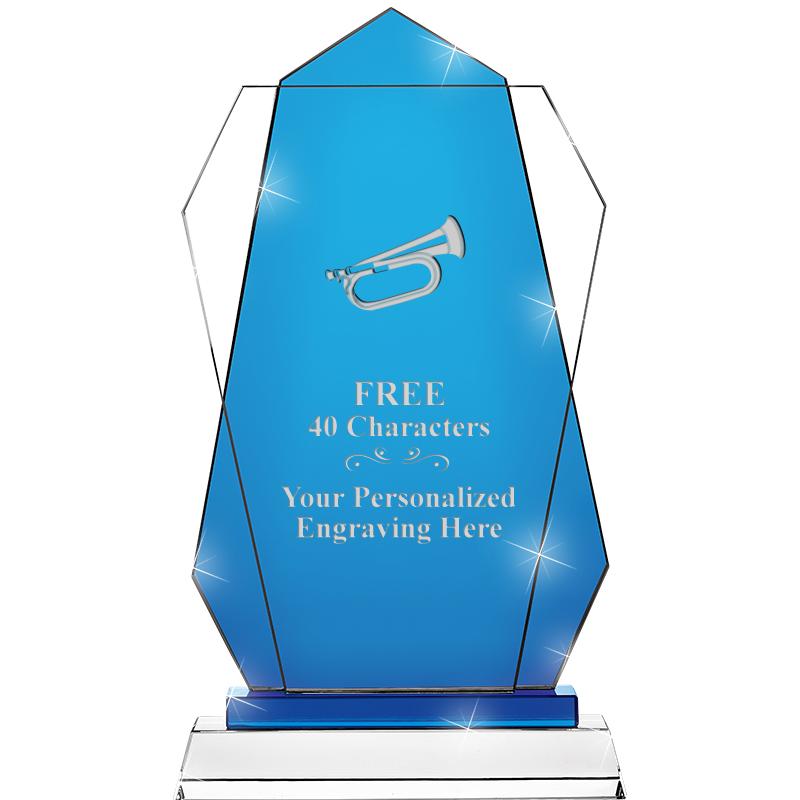 11" SAPPHIRE FLARE CRYSTAL