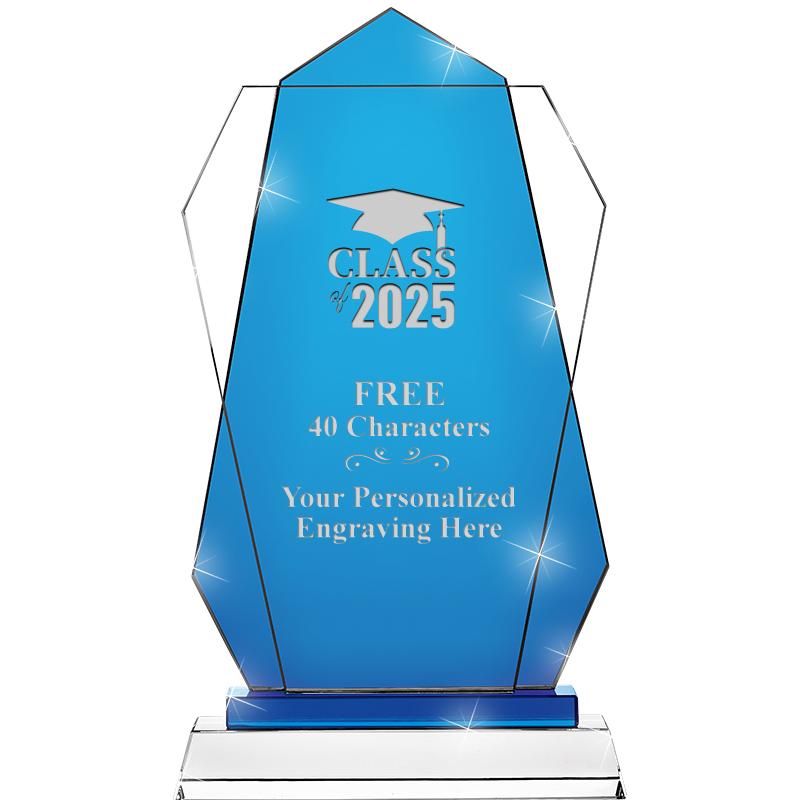 11" SAPPHIRE FLARE CRYSTAL