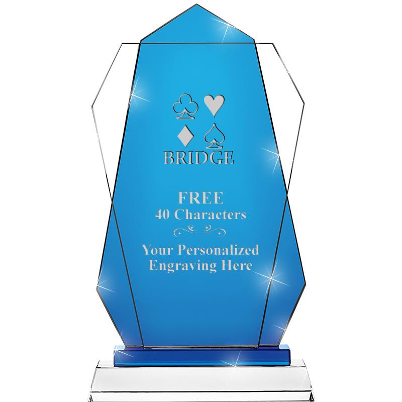 11" SAPPHIRE FLARE CRYSTAL