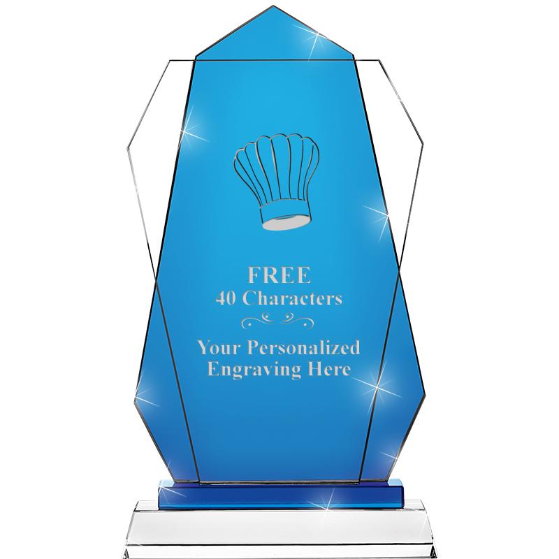 11" SAPPHIRE FLARE CRYSTAL