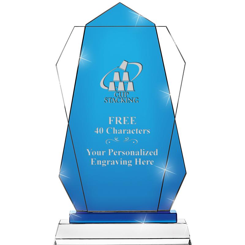 11" SAPPHIRE FLARE CRYSTAL