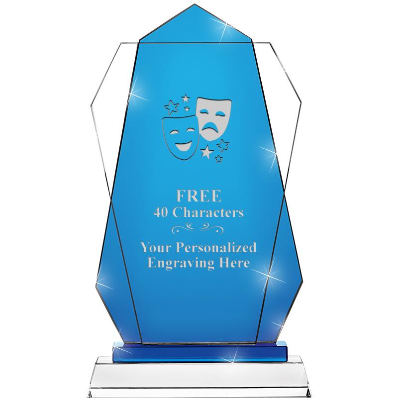 11" SAPPHIRE FLARE CRYSTAL