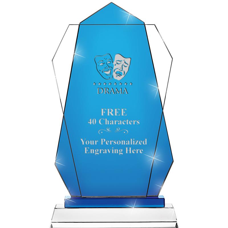 11" SAPPHIRE FLARE CRYSTAL