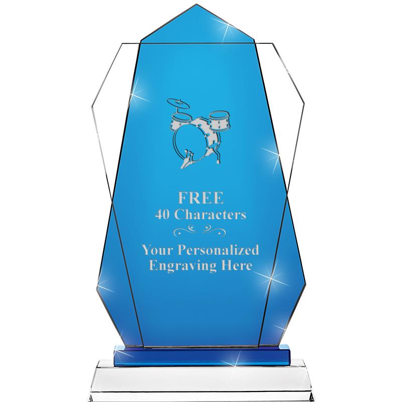 11" SAPPHIRE FLARE CRYSTAL