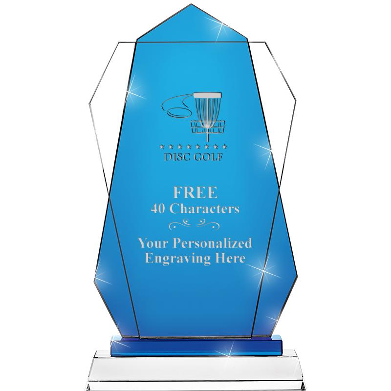 11" SAPPHIRE FLARE CRYSTAL