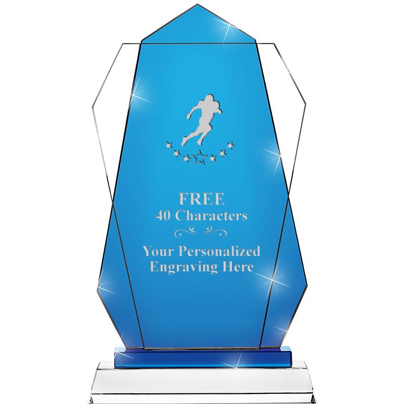 11" SAPPHIRE FLARE CRYSTAL