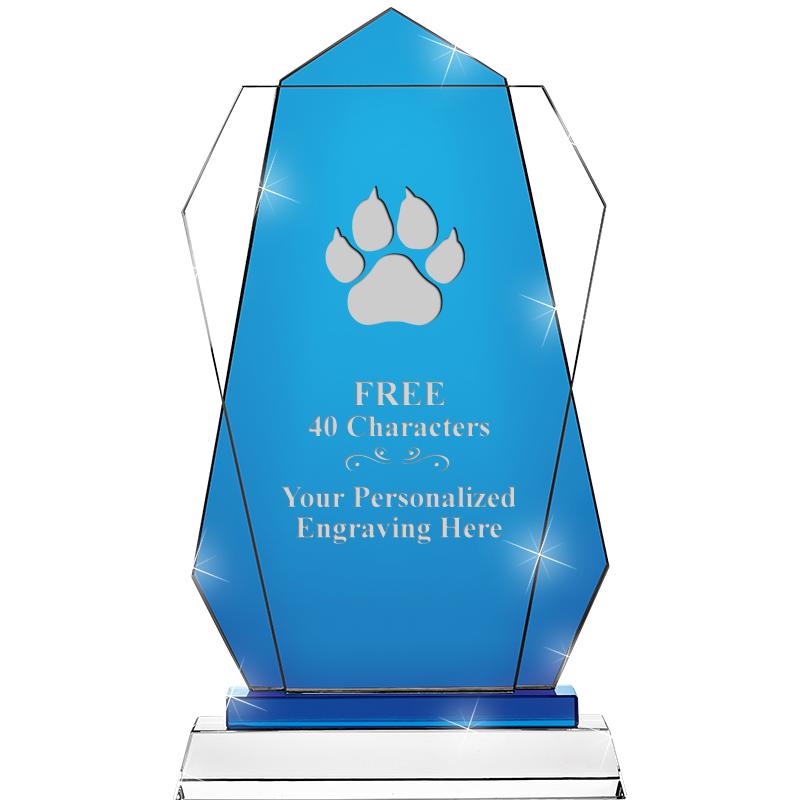 11" SAPPHIRE FLARE CRYSTAL