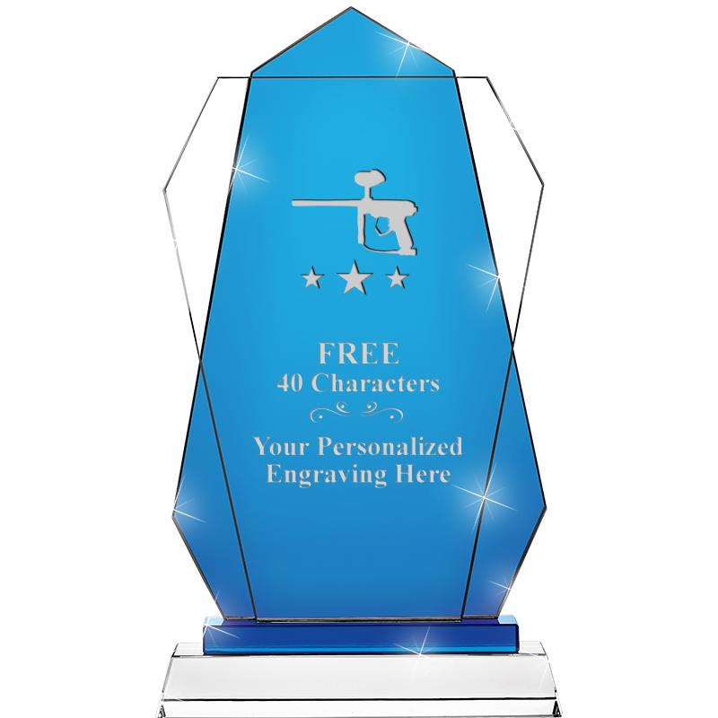 11" SAPPHIRE FLARE CRYSTAL