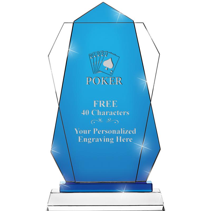 11" SAPPHIRE FLARE CRYSTAL