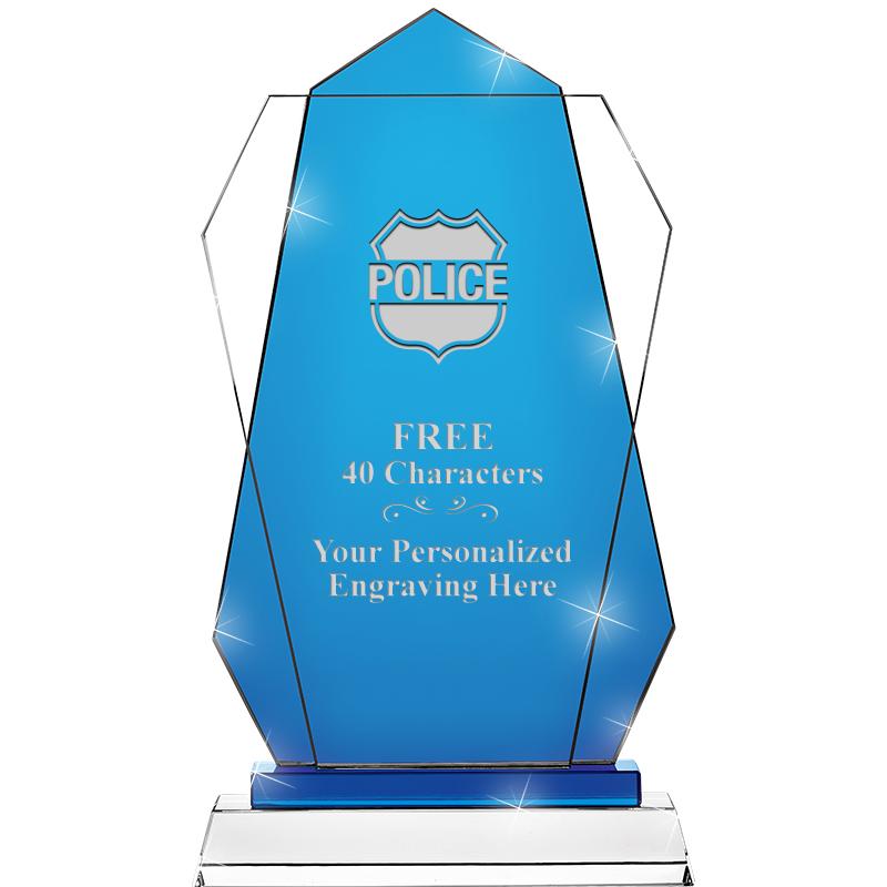 11" SAPPHIRE FLARE CRYSTAL