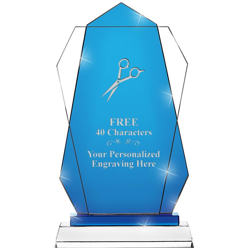 11" SAPPHIRE FLARE CRYSTAL