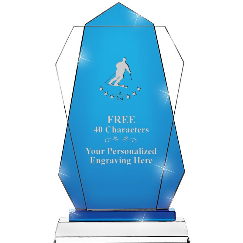 11" SAPPHIRE FLARE CRYSTAL