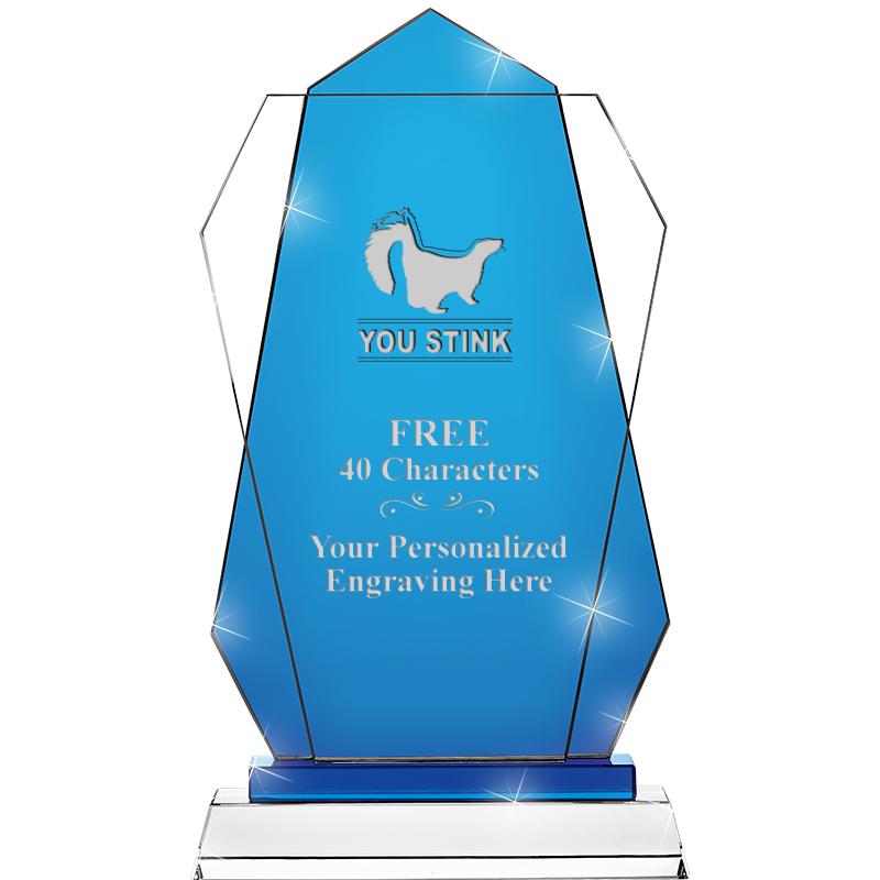 11" SAPPHIRE FLARE CRYSTAL