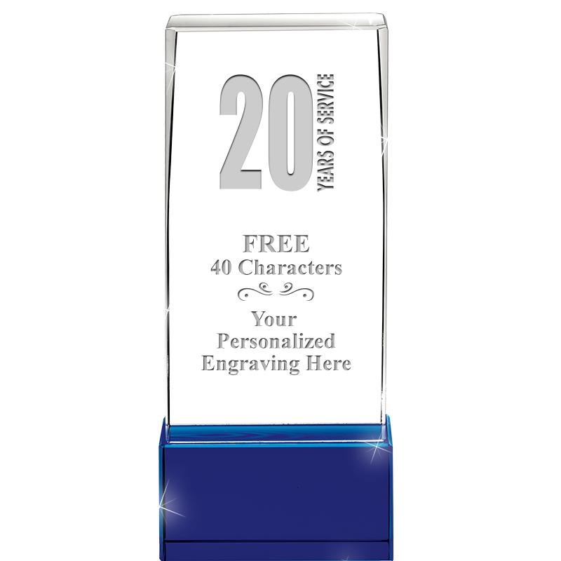 5 3/4" SAPPHIRE LUX CRYSTALS