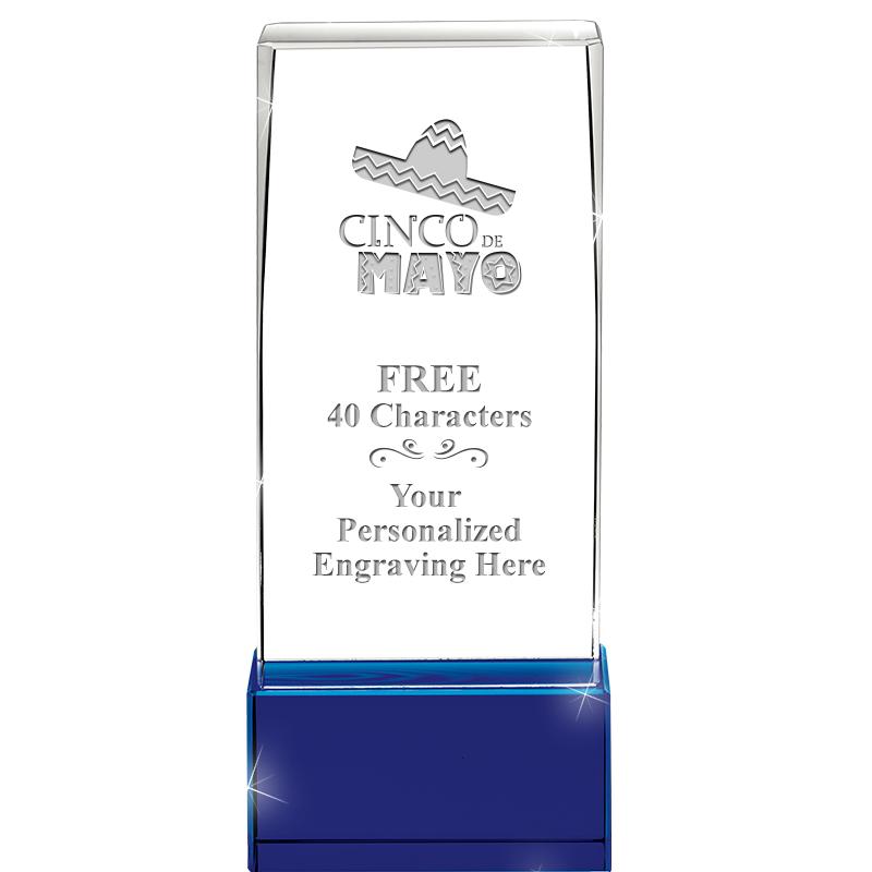 5 3/4" SAPPHIRE LUX CRYSTALS