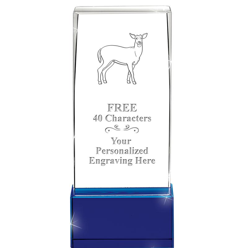 5 3/4" SAPPHIRE LUX CRYSTALS