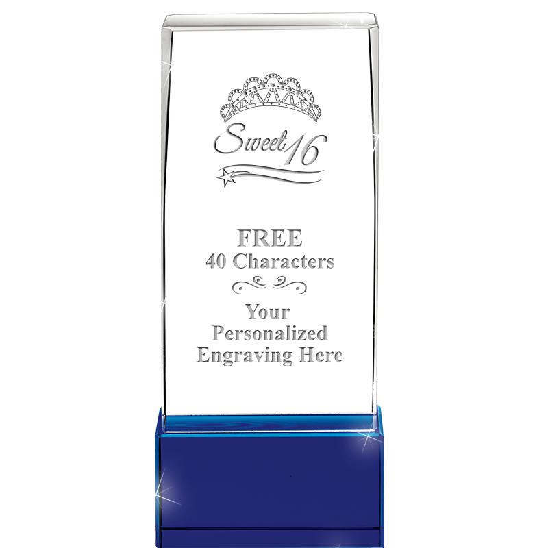 5 3/4" SAPPHIRE LUX CRYSTALS