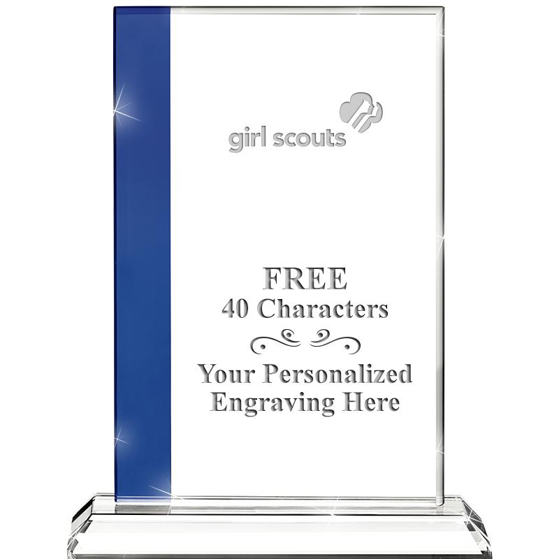 7"FLORENCE CRYSTAL W/SAPPHIRE