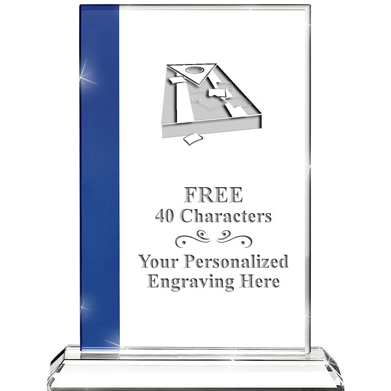 7"FLORENCE CRYSTAL W/SAPPHIRE