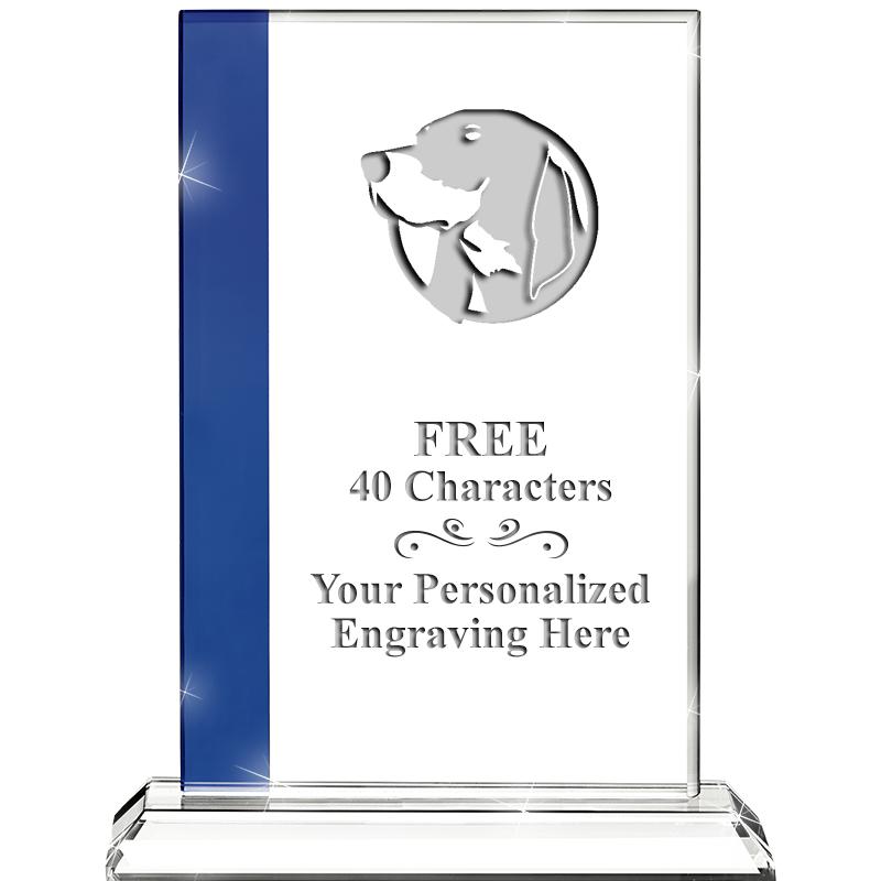 7"FLORENCE CRYSTAL W/SAPPHIRE