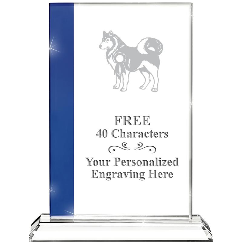 7"FLORENCE CRYSTAL W/SAPPHIRE