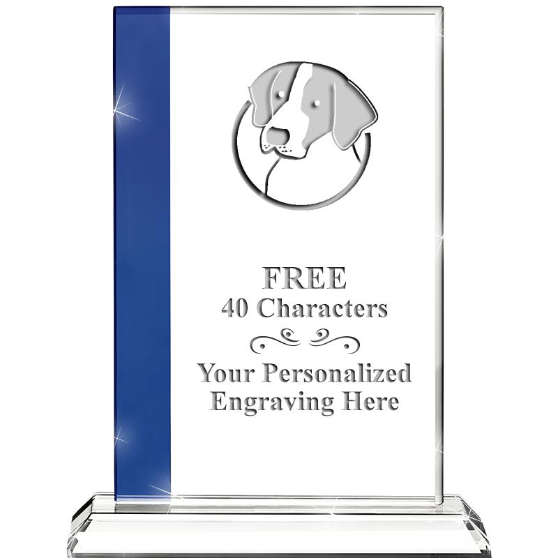 7"FLORENCE CRYSTAL W/SAPPHIRE