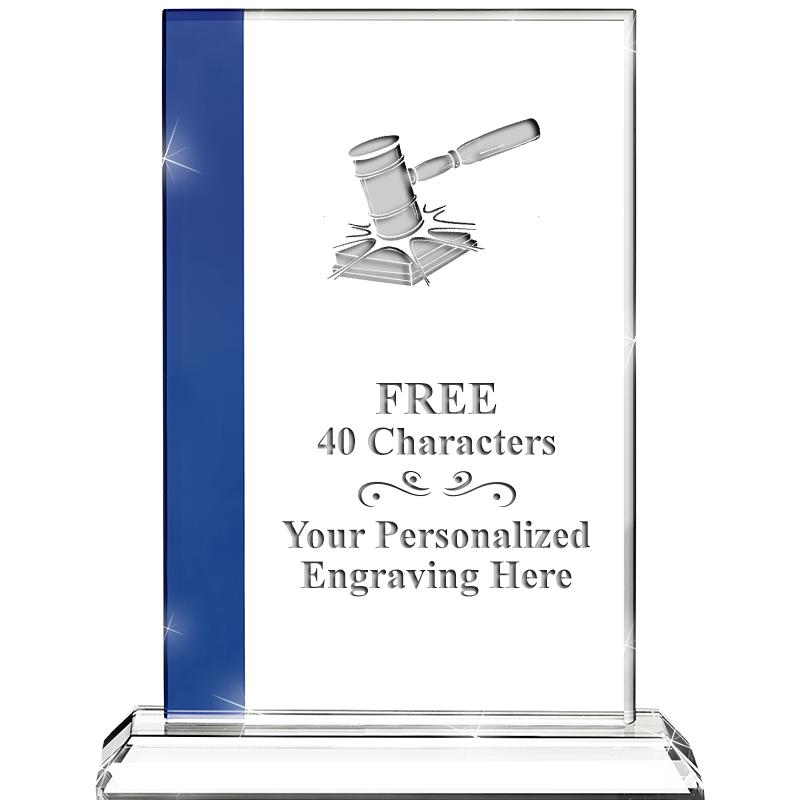 7"FLORENCE CRYSTAL W/SAPPHIRE