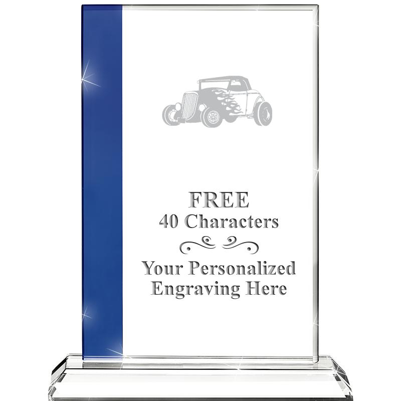 7"FLORENCE CRYSTAL W/SAPPHIRE