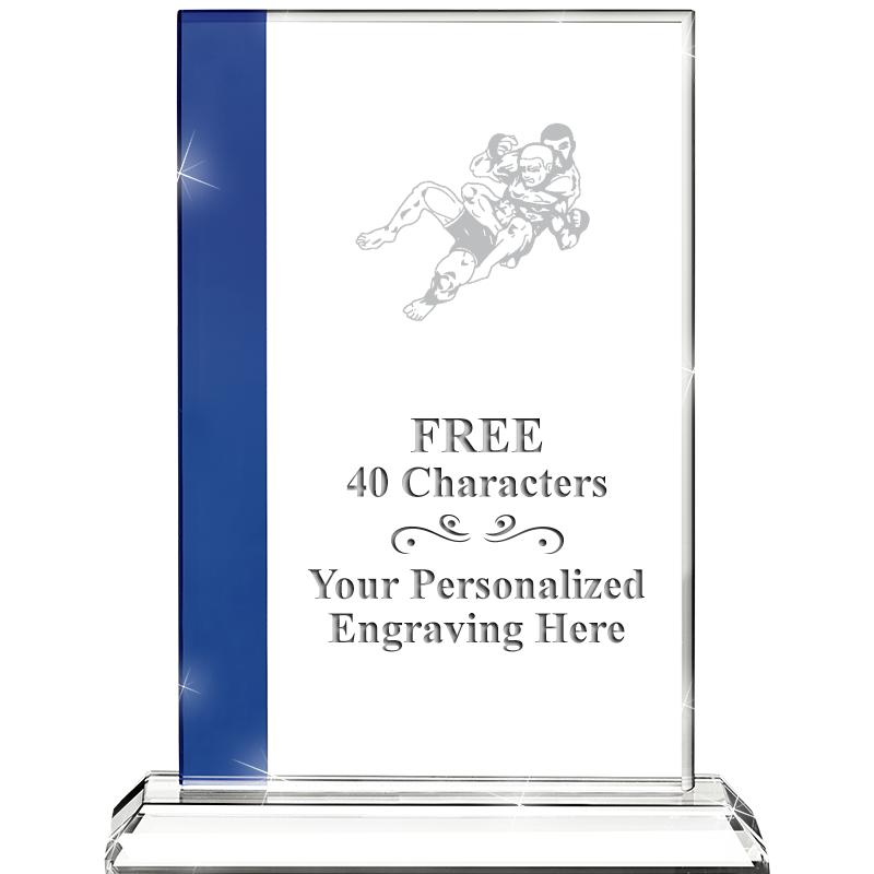 7"FLORENCE CRYSTAL W/SAPPHIRE