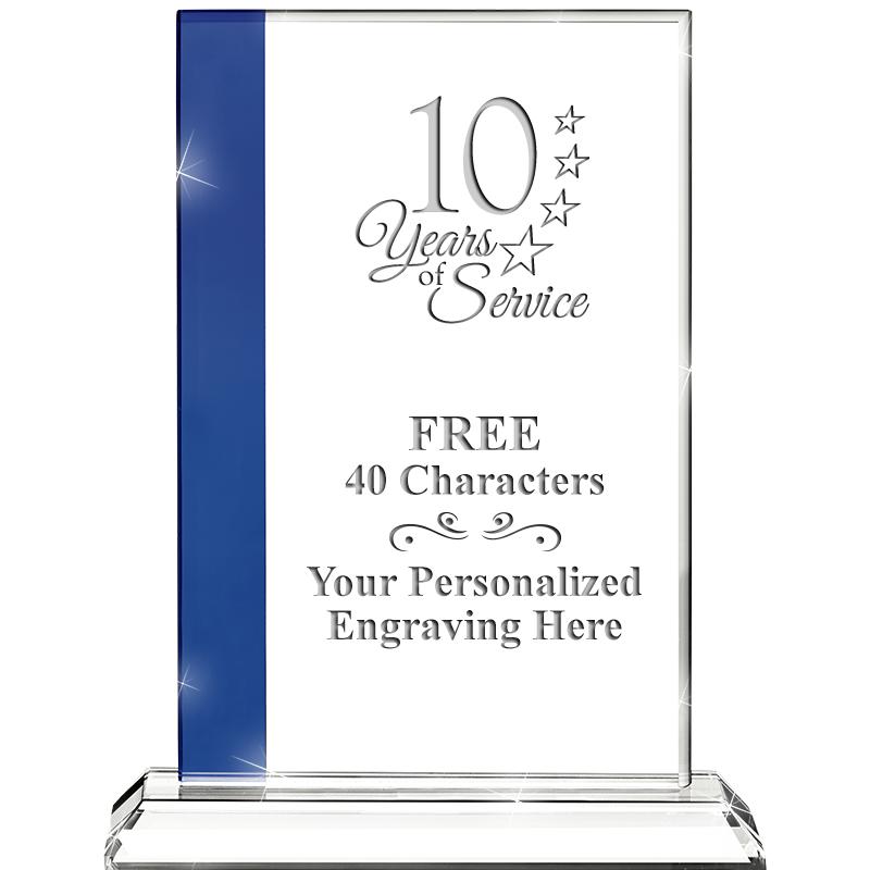 7"FLORENCE CRYSTAL W/SAPPHIRE