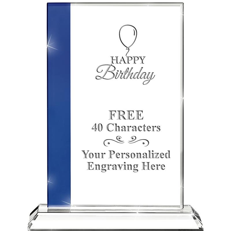 7"FLORENCE CRYSTAL W/SAPPHIRE