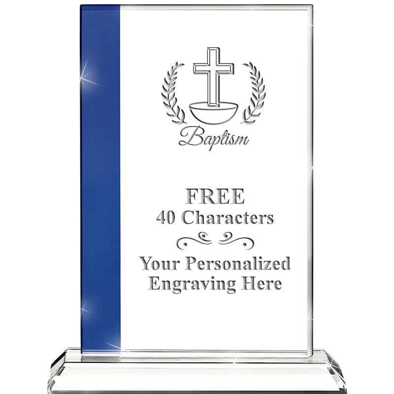 7"FLORENCE CRYSTAL W/SAPPHIRE