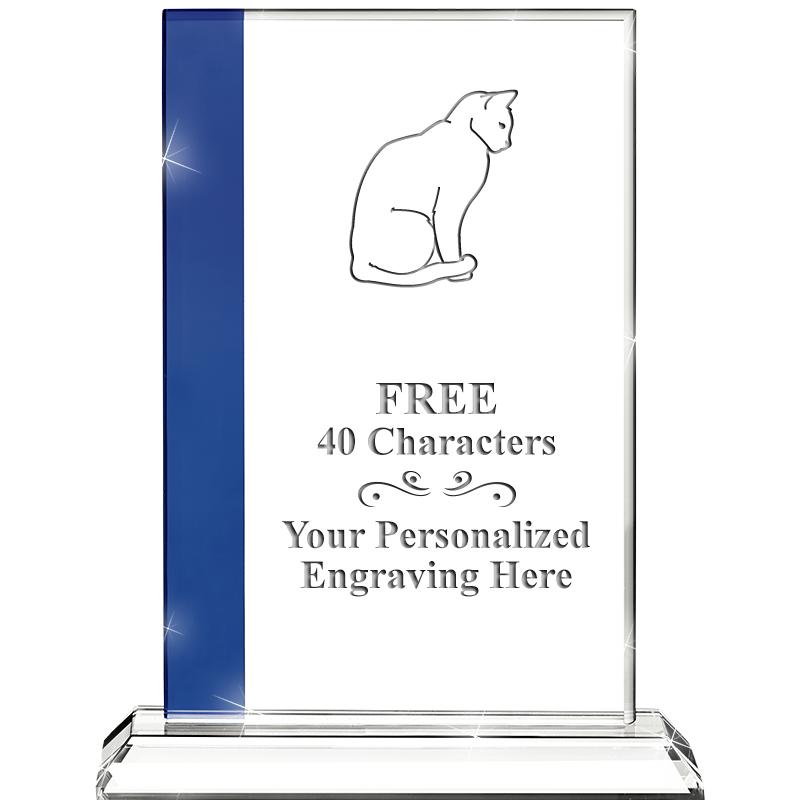 7"FLORENCE CRYSTAL W/SAPPHIRE