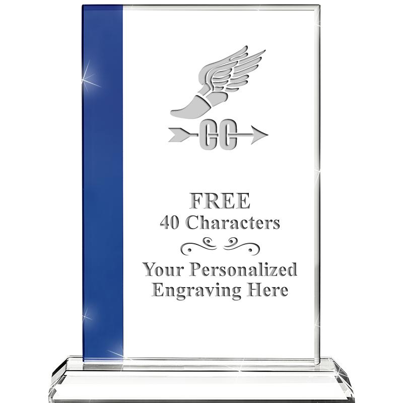 7"FLORENCE CRYSTAL W/SAPPHIRE