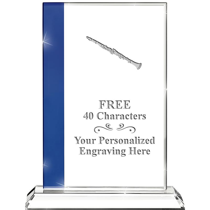 7"FLORENCE CRYSTAL W/SAPPHIRE