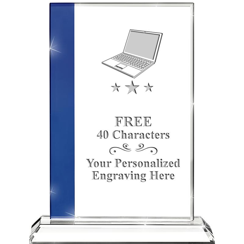 7"FLORENCE CRYSTAL W/SAPPHIRE