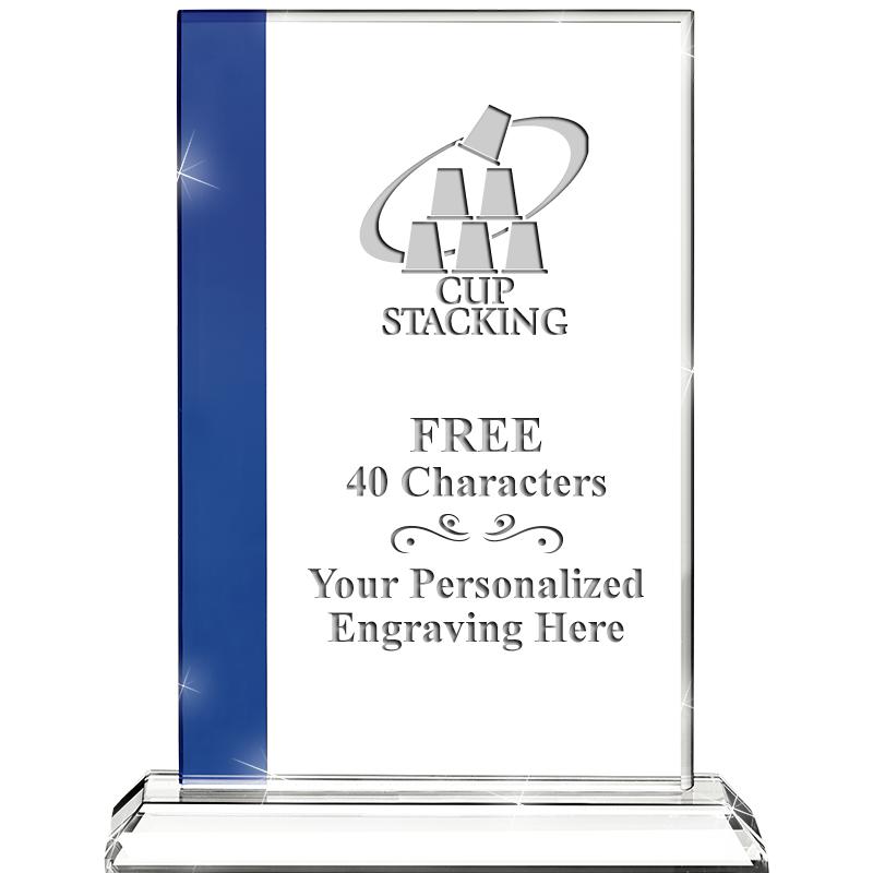 7"FLORENCE CRYSTAL W/SAPPHIRE