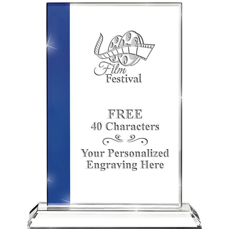 7"FLORENCE CRYSTAL W/SAPPHIRE