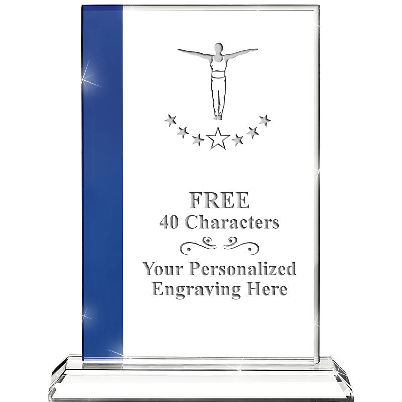 7"FLORENCE CRYSTAL W/SAPPHIRE