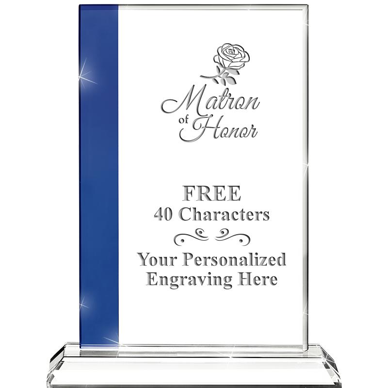 7"FLORENCE CRYSTAL W/SAPPHIRE