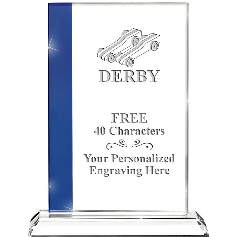 7"FLORENCE CRYSTAL W/SAPPHIRE