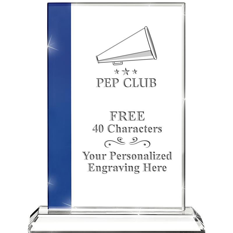 7"FLORENCE CRYSTAL W/SAPPHIRE